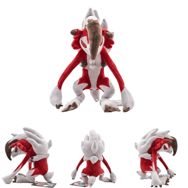 Peluche Pokemon Lycanroc Forma Nocturna Rojo